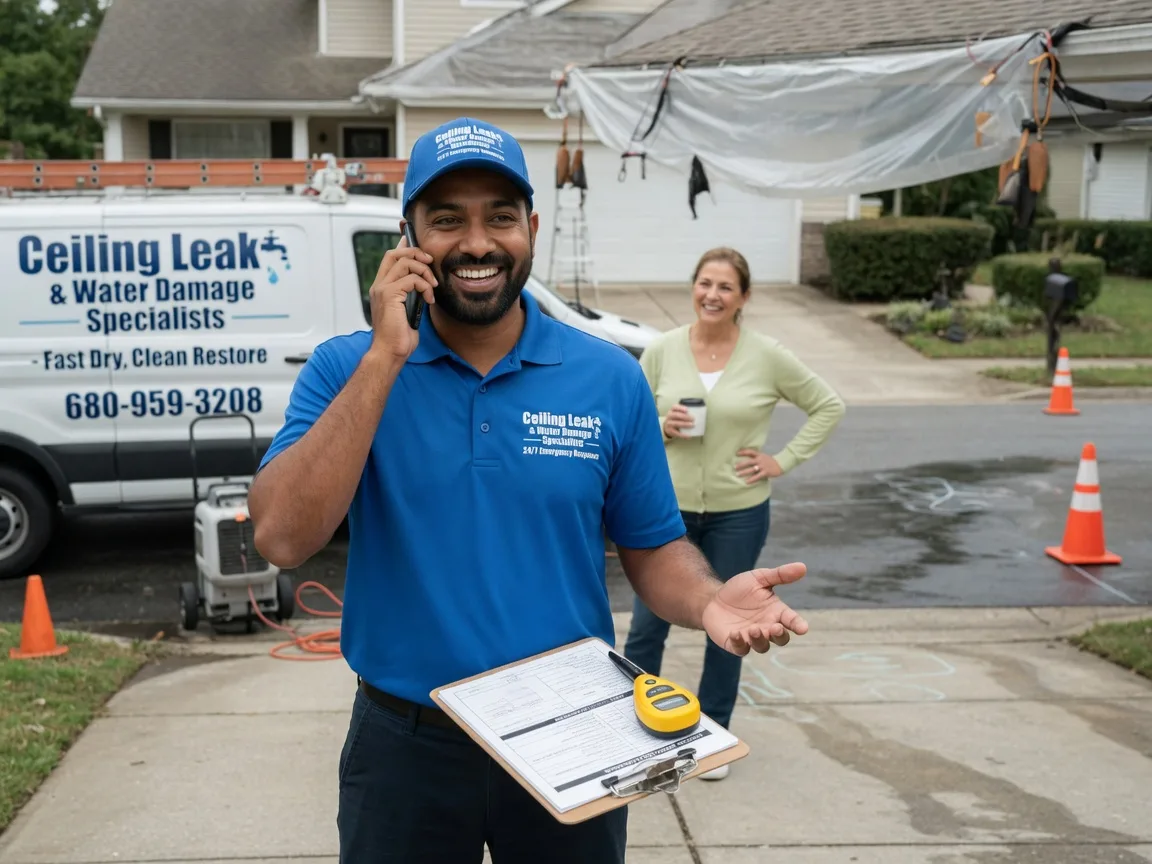 Ceiling Leak Cleanup Blackburn, MO FAQs